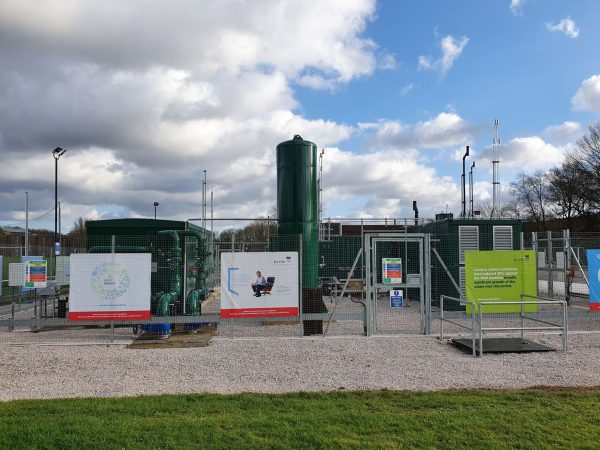 Thyson's first Hydrogen Grid Entry Unit (HyDeploy 1) on site at Keele